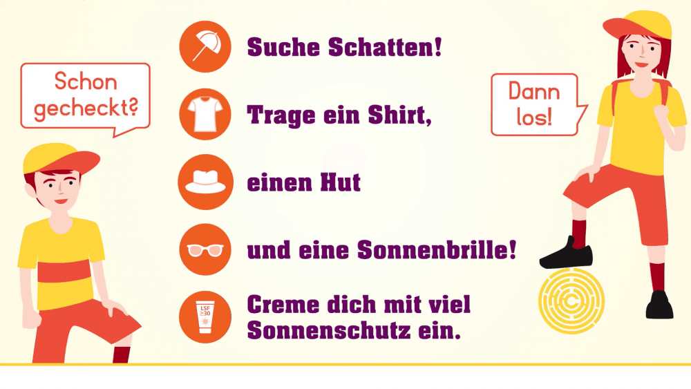 SonnenChecker digital Lernangebot zum Sonnenschutz Clever in Sonne und Schatten SonnenChecker digital Lernangebot zum Sonnenschutz Clever in Sonne und Schatten