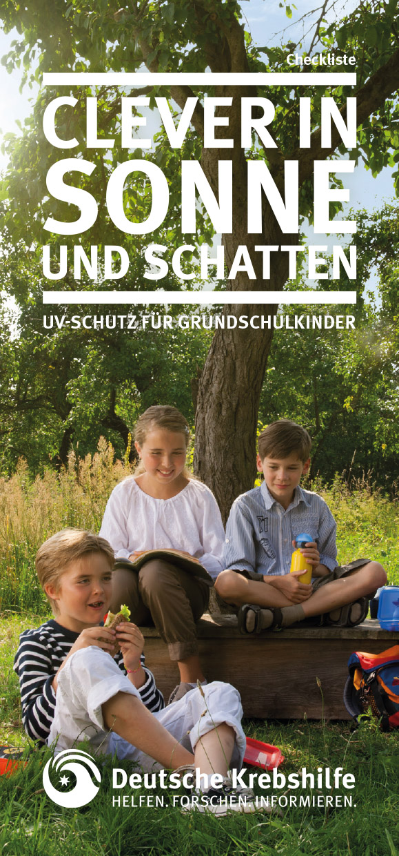 Clever in Sonne und Schatten - Checkliste für Grundschulkinder