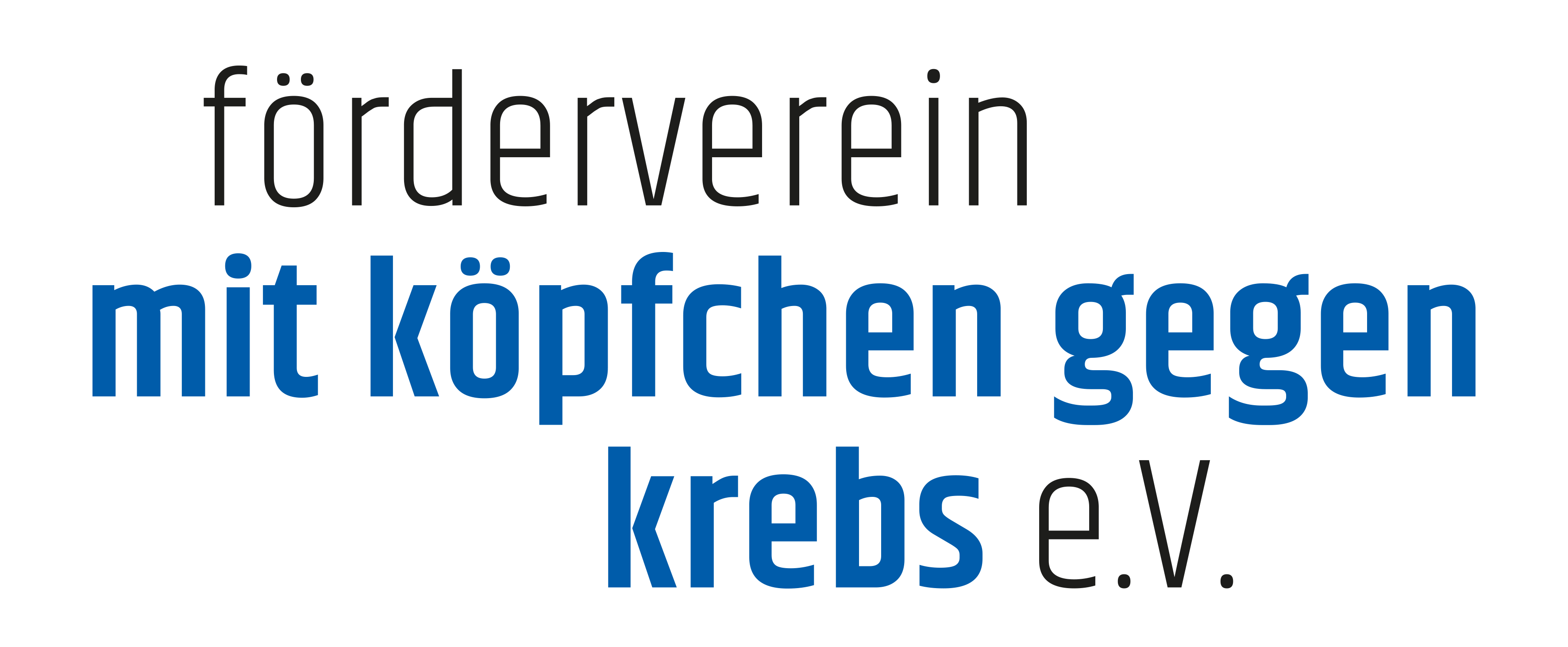 Logo Förderverein Mit Köpfchen gegen Krebs e. V.