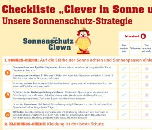 Checkliste zur Sonnenschutz-Strategie für Kitas-image