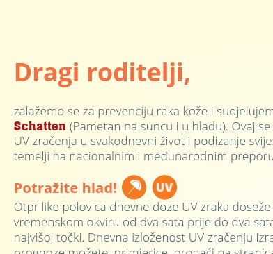 Elterninformationen SonnenschutzClown (Kroatisch) main image