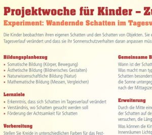 Experiment Wandernde Schatten im Tagesverlauf (ab ca. 3 Jahre)-image