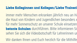 Anschreiben der Lehrkräfte und Trainer:innen zum Programm-image