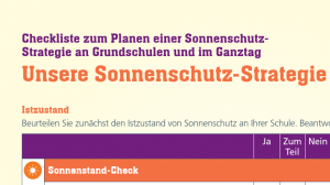Sonnenschutz-Strategie für Grundschulen-image