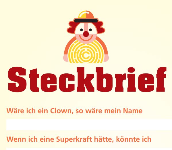 Steckbrief Clown main image