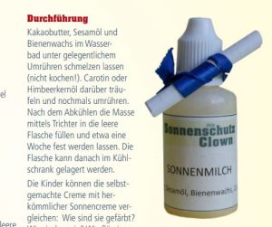 Experiment Sonnencreme herstellen-image