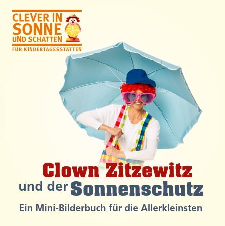 Mini-Bilderbuch "Clown Zitzewitz und der Sonnenschutz" main image