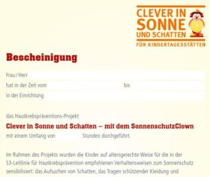 Bescheinigung für Erzieher-innen Projektdurchführung CiSuS für Kitas-image